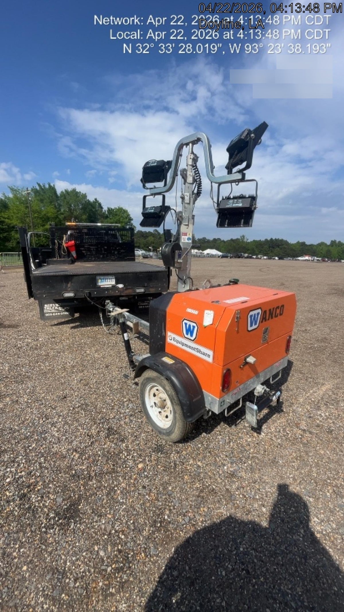 2024 Wanco WLTT-4MM4K Diesel, Deep Sea Controller, Shore Power Plug, Auto Start, (4) 350W LED Floodlights, 4kW Generator, 60 Gal Fuel Tank, 2" Ball, T3