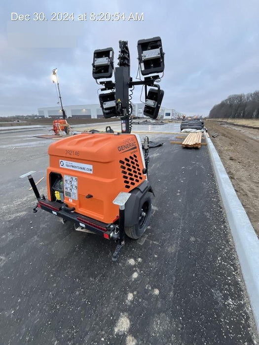 2024 Generac MLT2 Diesel, Flex Switch 120V Input, Powerzone Controller, 
(4) 320W LED Lights, 4kW Generator, 39.9 Gal Fuel Tank, 2" Ball, T3