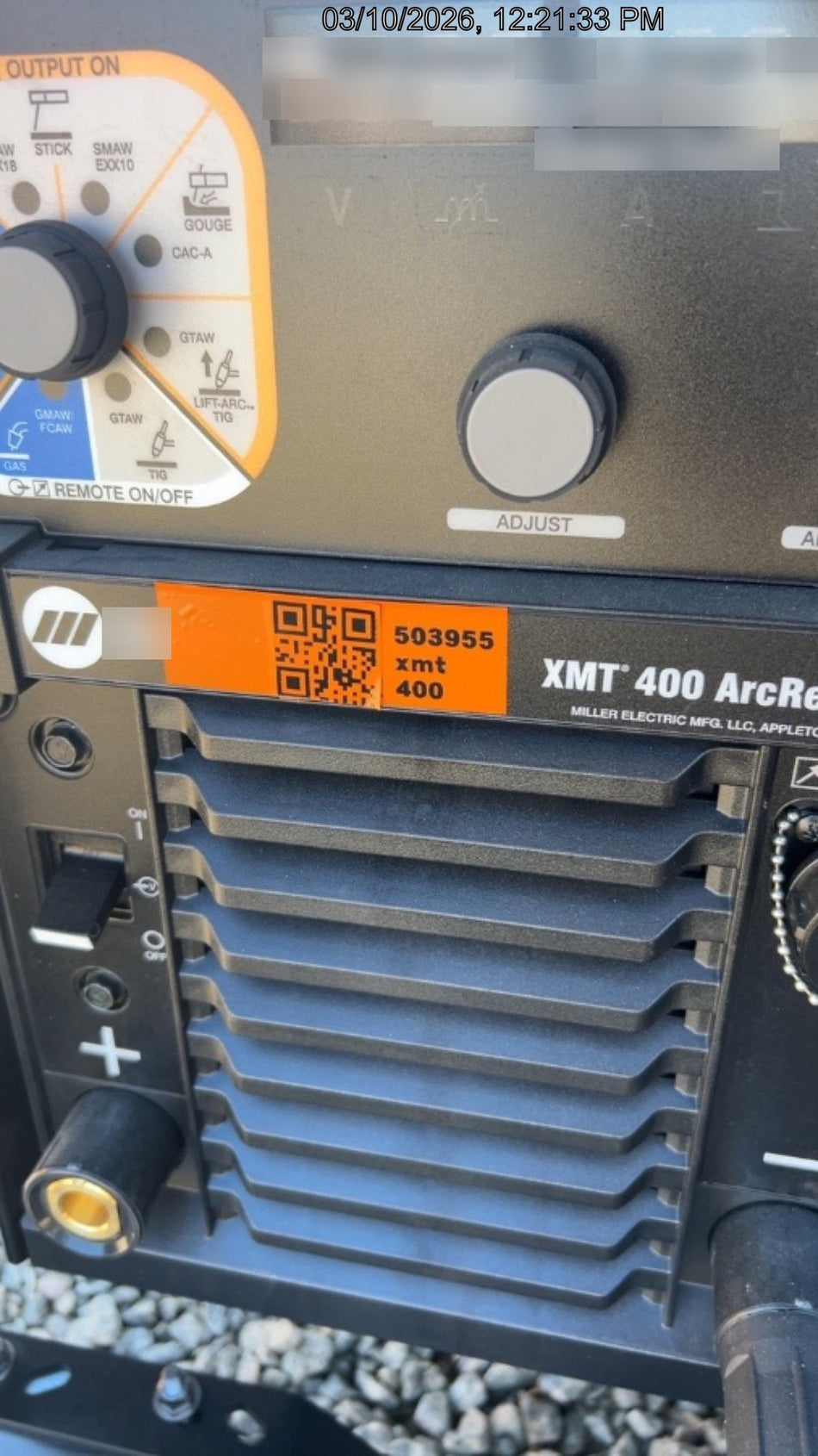 2025 MILLER ELECTRIC XMT 400
