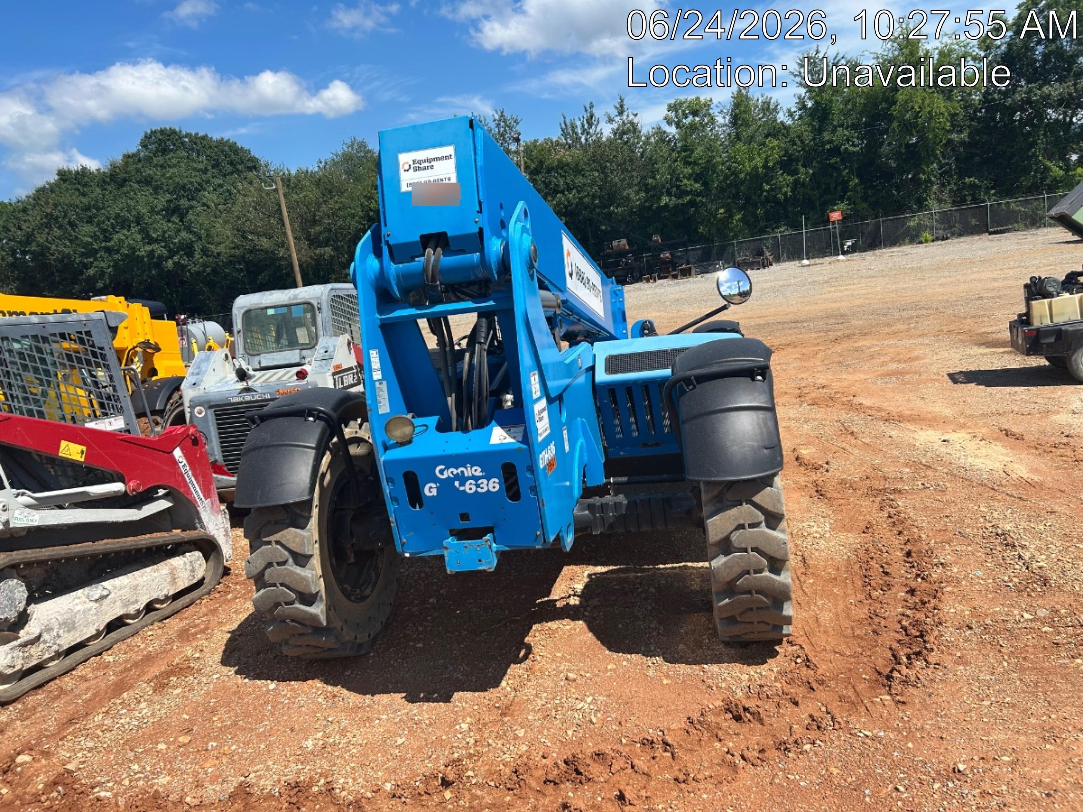 2020 Genie GTH-636 Canopy, Solid Tires, Work Lights, Beacon, Aux Hydraulics, Back up Alarm