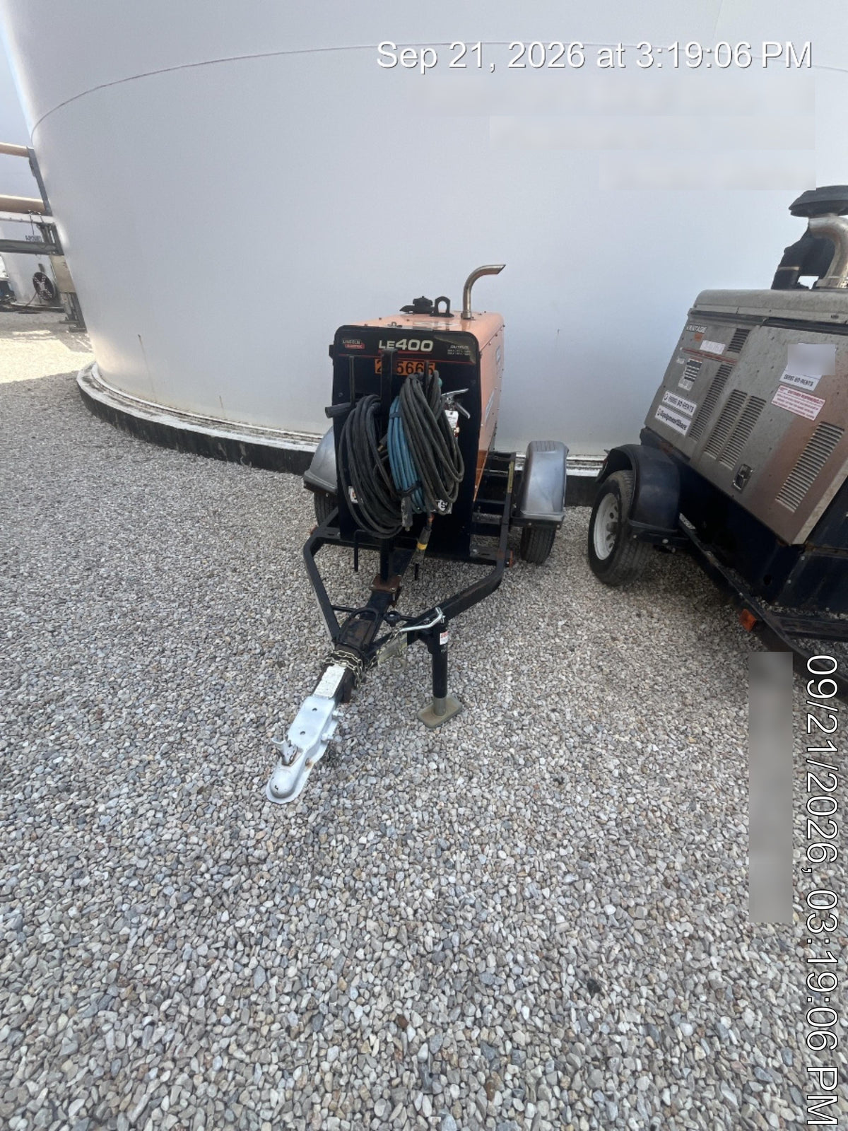 2022 Lincoln Electric LE400 Kubota V1505, Trlr, Cable Rack, Light Kit, ES Decals, T3