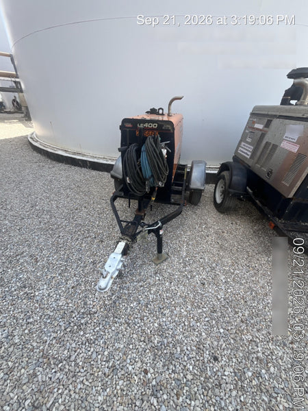 2022 Lincoln Electric LE400 Kubota V1505, Trlr, Cable Rack, Light Kit, ES Decals, T3