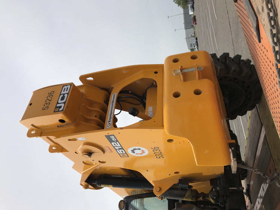 2019 JCB 512-56 Canopy, 109 HP, Solid Tires, STD Worklight, Beacon, Aux Hydraulics, Lifting Eye, Back up Alarm w/66" Carriage/60" Forks