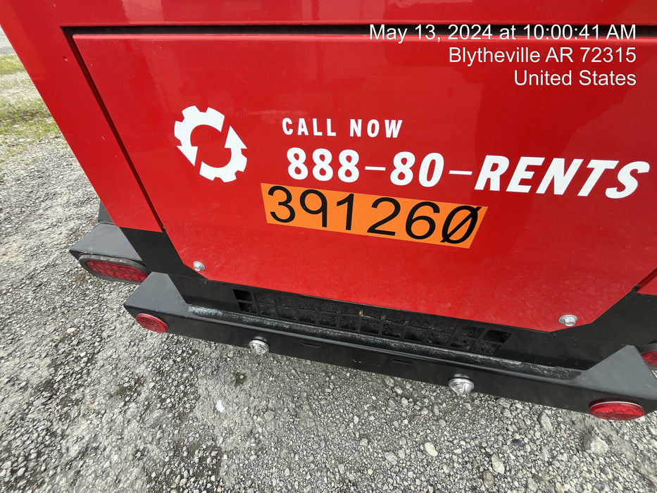 2023 Shindaiwa DGW400MDL Kubota D902 Engine, 23 HP, Dual Op Welder, Wire, Arc, Droop Stick, Tig, and CC Stick Functionality, Simulphase, 3 Phase and 1 Phase Gen Output, Single Axle NB Trlr, Slr Trckl Chrg 12V 12W, Fire Ext, T3