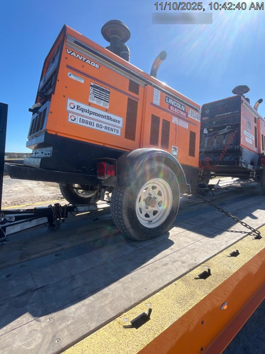 2021 Lincoln Electric Vantage 549X Ready Pak 3, ORANGE (includes trailer, cable rack, fender light kit)
