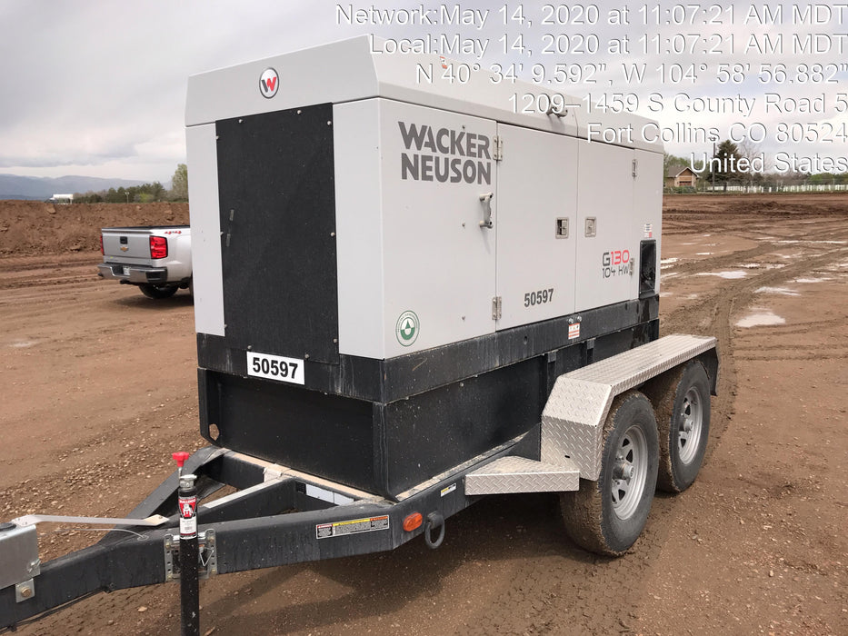 2019 WACKER NEUSON G130