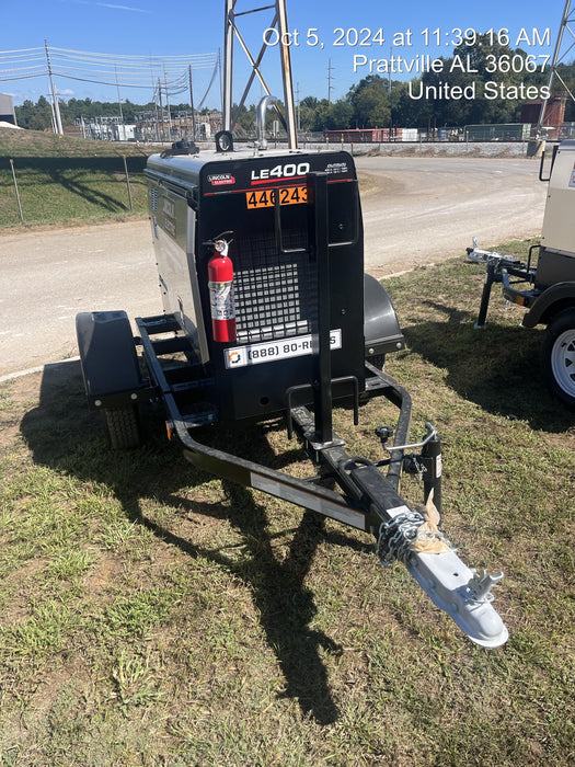 2024 Lincoln Electric LE400 Kubota V1505, Trlr, Cable Rack, Light Kit, ES Decals, T3