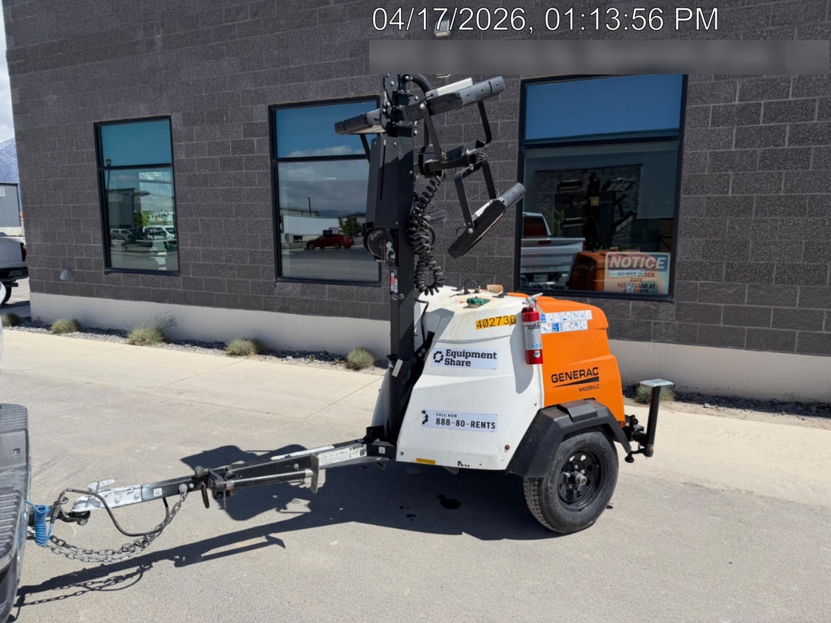 2024 Generac MLT2 Diesel, Flex Switch 120V Input, Powerzone Controller, 
(4) 320W LED Lights, 4kW Generator, 39.9 Gal Fuel Tank, 2" Ball, T3
