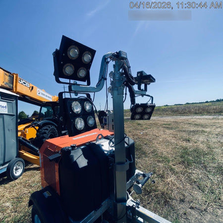 2024 Wanco WLTT-4MM4K Diesel, Deep Sea Controller, Shore Power Plug, Auto Start, (4) 350W LED Floodlights, 4kW Generator, 60 Gal Fuel Tank, 2" Ball, T3