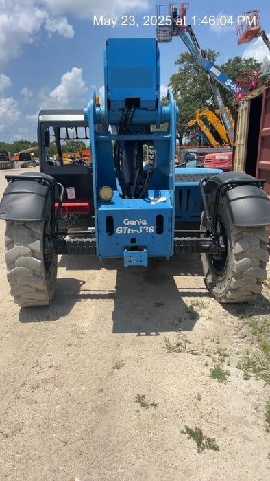 2018 Genie GTH-636 Genie GTH-636 w/Open ROPS, Work Lights, Solid Tires, RH Cab Mesh, Beacon, 48" Carriage and Forks