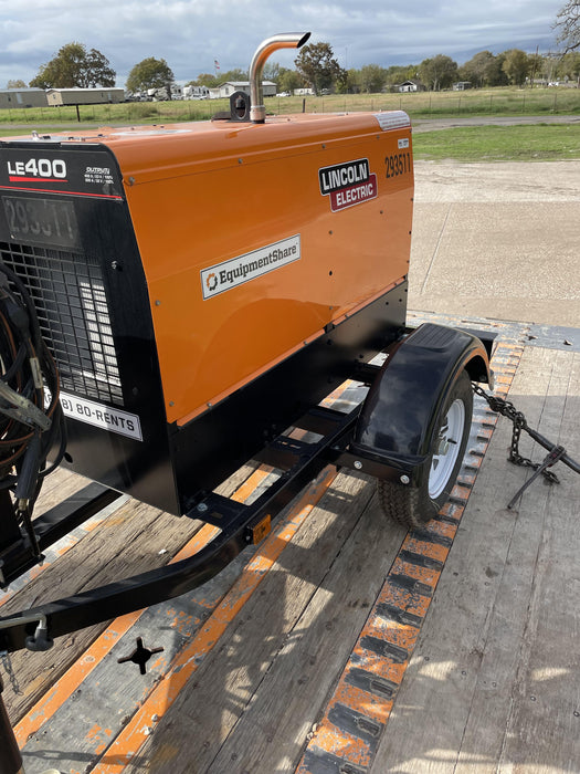 2022 Lincoln Electric LE400 Kubota V1505, Trlr, Cable Rack, Light Kit, ES Decals, T3