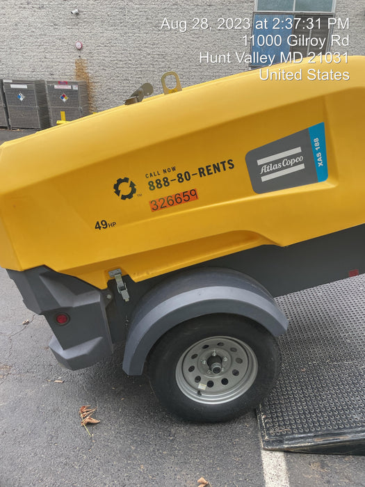 2023 ATLAS COPCO XAS188 CWK