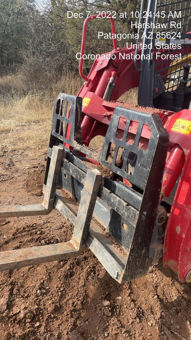 2021 FEMA 60" Skid Steer Forks FEMA