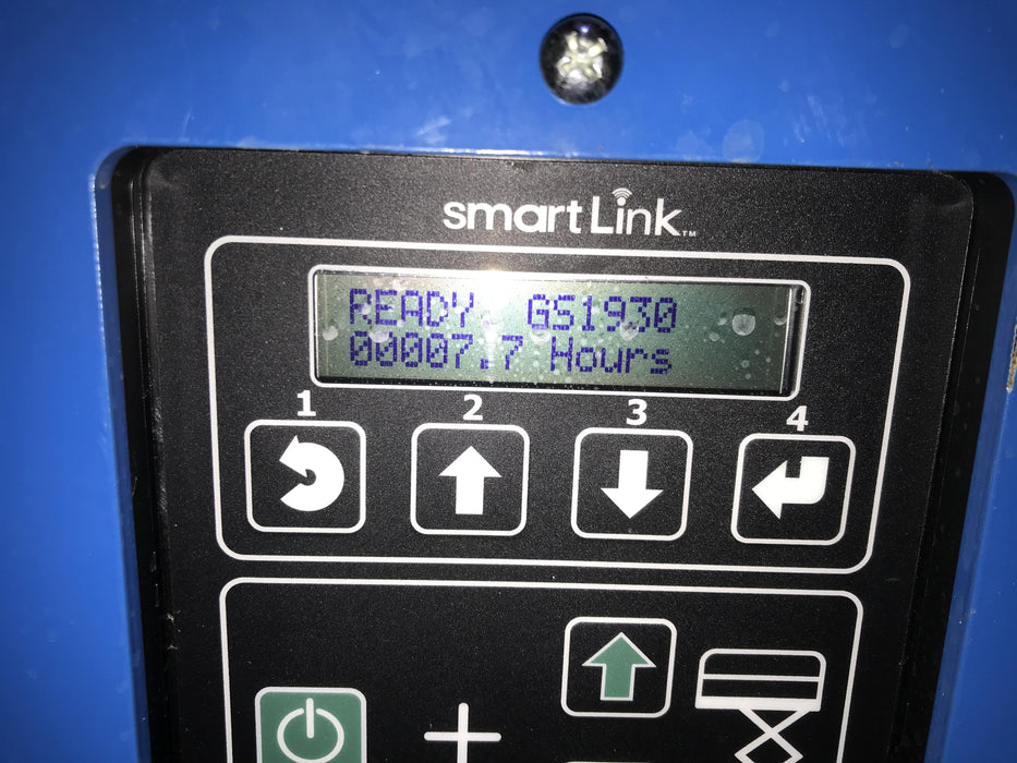 2020 Genie GS-1930 Solid Non Marking Tires, Beacon, Folding rails with half height swing gate, 800W Inverter