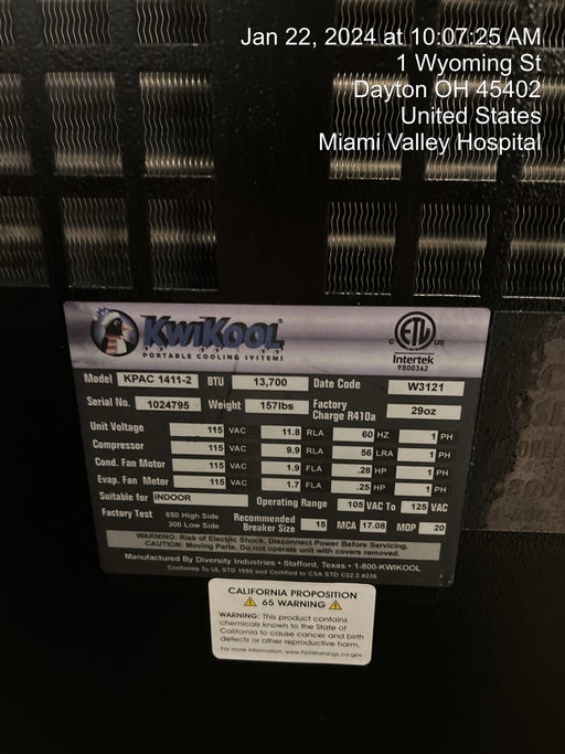 2023 KWIKOOL KPAC1411-2