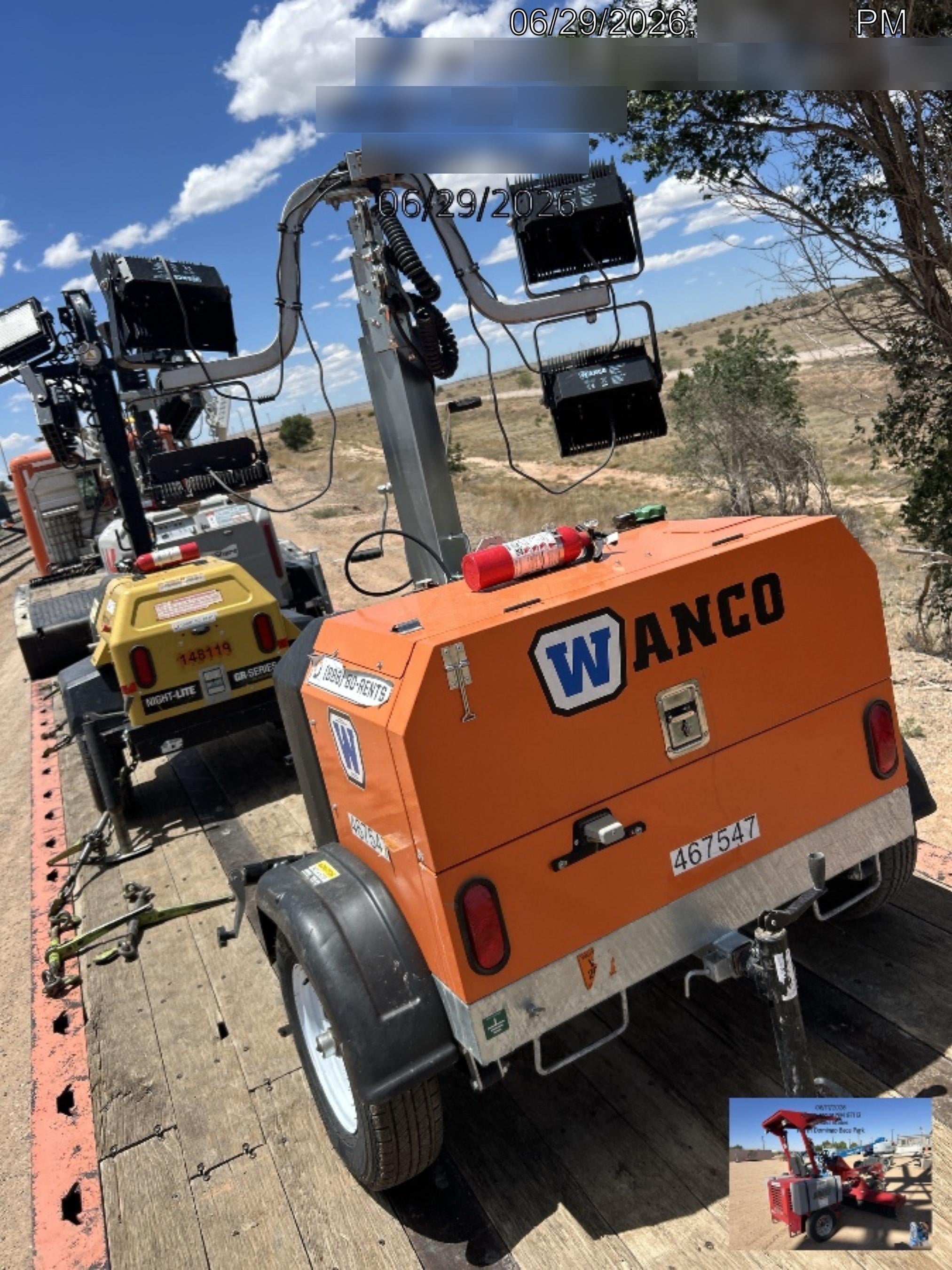 2024 Wanco WLTT-4MM4K Diesel, Deep Sea Controller, Shore Power Plug, Auto Start, (4) 350W LED Floodlights, 4kW Generator, 60 Gal Fuel Tank, 2" Ball, T3
