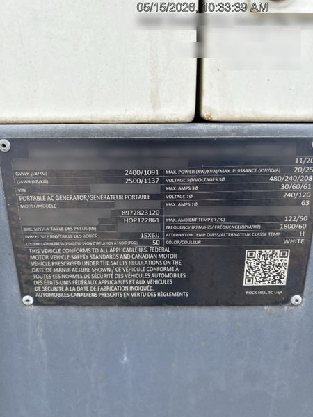 2020 ATLAS COPCO QAS25