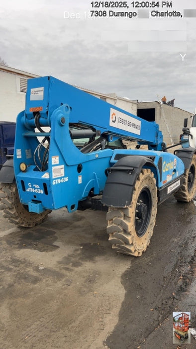 2020 Genie GTH-636 Cab/Heat/Air, Solid Tires, Work Lights, Beacon, Aux Hydraulics, Back up Alarm