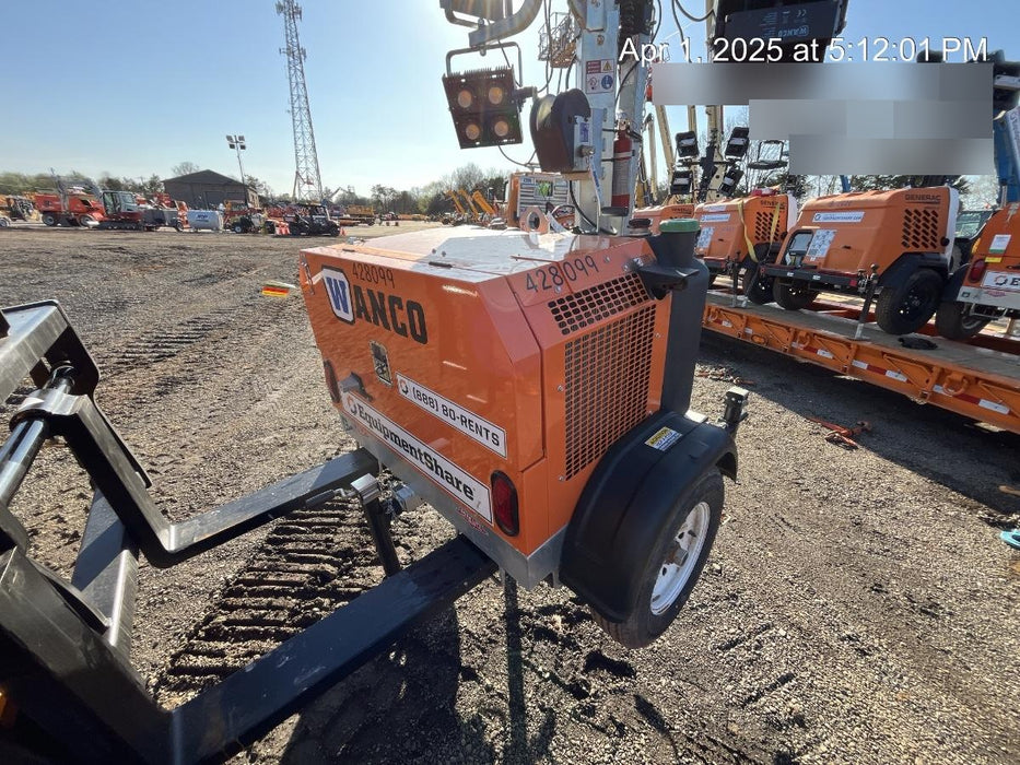 2024 Wanco WLTT-4MM4K Diesel, Deep Sea Controller, Shore Power Plug, Auto Start, (4) 350W LED Floodlights, 4kW Generator, 60 Gal Fuel Tank, 2" Ball, T3