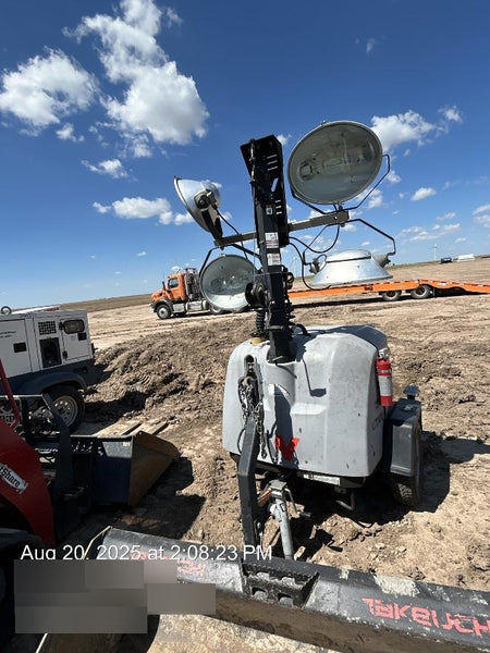 2019 Wacker Neuson LTV6L-MH Mobile Light Tower w/Fuel Level Sensor Installed