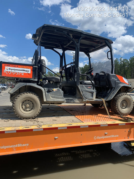 2021 Kubota RTV-X1140W-H Plastic Canopy, Windshield Acrylic Clear, LED Strobe Light, Wire Harness Kit, Back up Alarm
