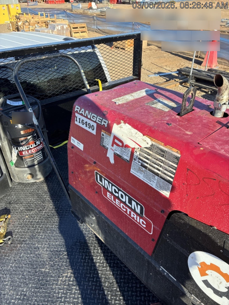 2020 Lincoln Electric Ranger 305 LPG K3430-1, Ranger 305 LPG, Undercarriage, Tank Holder & Strap, 10kw AC Gen, 25hp Kohler LPG Eng