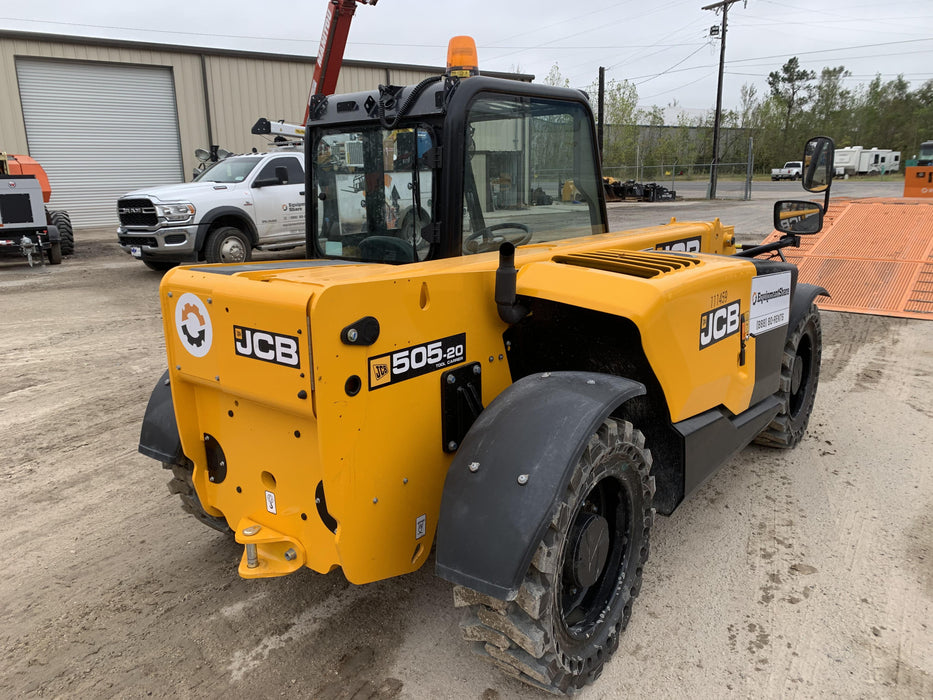 2020 JCB 505-20TC Canopy, Solid Tires, Work Lights, Beacon, Aux Hydraulics, Back up Alarm, ES Decals