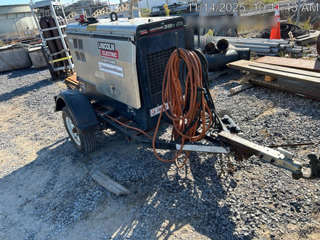 2019 Lincoln Electric Vantage 322 Ready-Pak 3, Two Wheel Trailer, Fender and Light Kit, Cable Rack