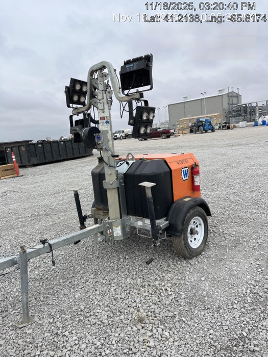 2024 Wanco WLTT-4MM4K Diesel, Deep Sea Controller, Shore Power Plug, Auto Start, (4) 350W LED Floodlights, 4kW Generator, 60 Gal Fuel Tank, 2" Ball, T3