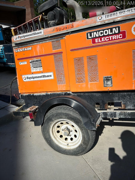 2021 Lincoln Electric Vantage 549X Ready Pak 3, ORANGE (includes trailer, cable rack, fender light kit)