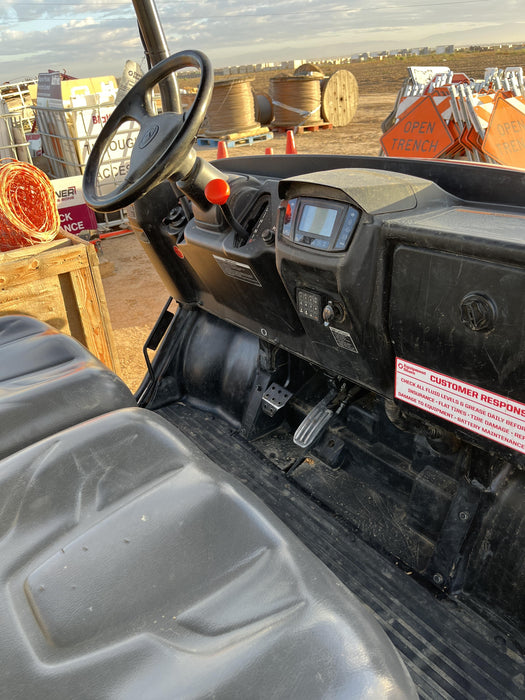 2022 Kubota RTV-X1140W-H Plastic Canopy, Windshield Acrylic Clear, LED Strobe Light, Wire Harness Kit, Back up Alarm