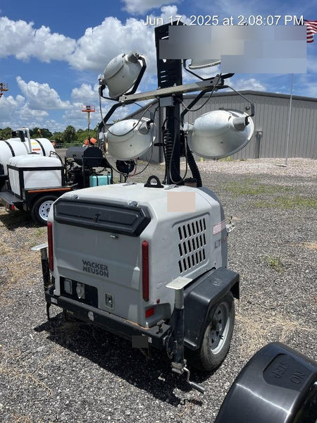 2019 Wacker Neuson LTV6L-MH Wacker Neuson LTV6L Mobile Light Tower w/Fuel Level Sensor Installed