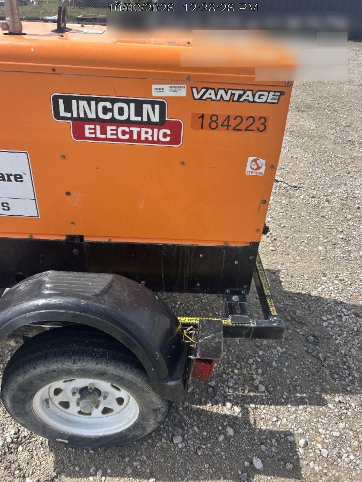 2021 Lincoln Electric Vantage 322 VANTAGE 322 READY-PAK 3