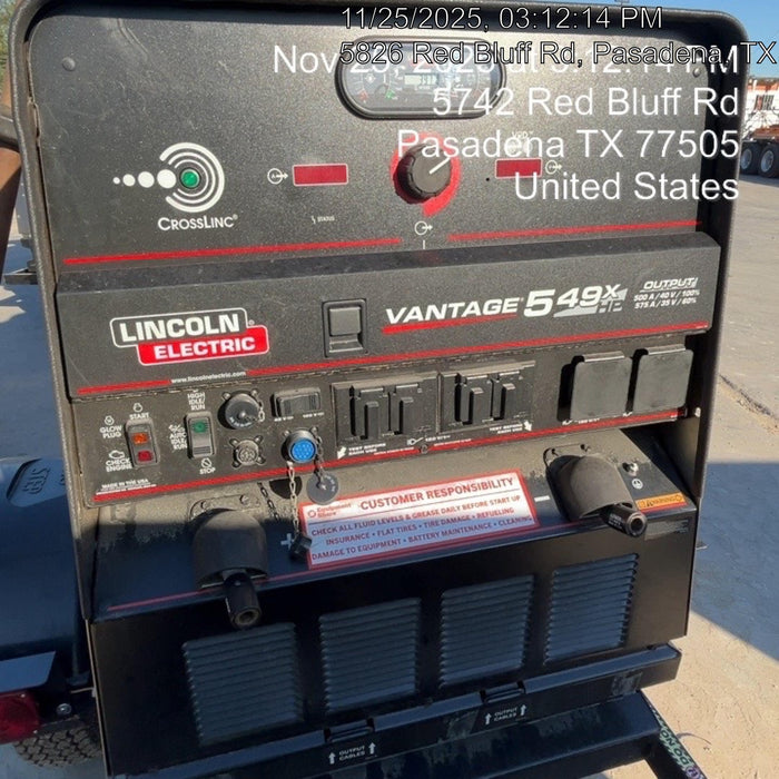 2025 LINCOLN ELECTRIC Vantage 549X