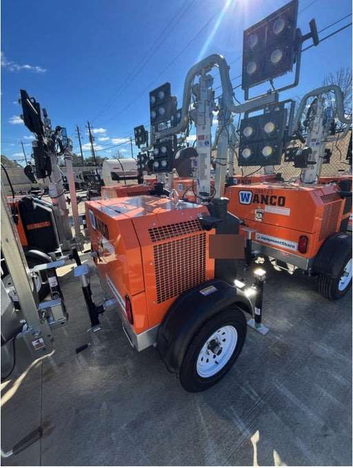 2024 Wanco WLTT-4MM4K Diesel, Deep Sea Controller, Shore Power Plug, Auto Start, (4) 350W LED Floodlights, 4kW Generator, 60 Gal Fuel Tank, 2" Ball, T3