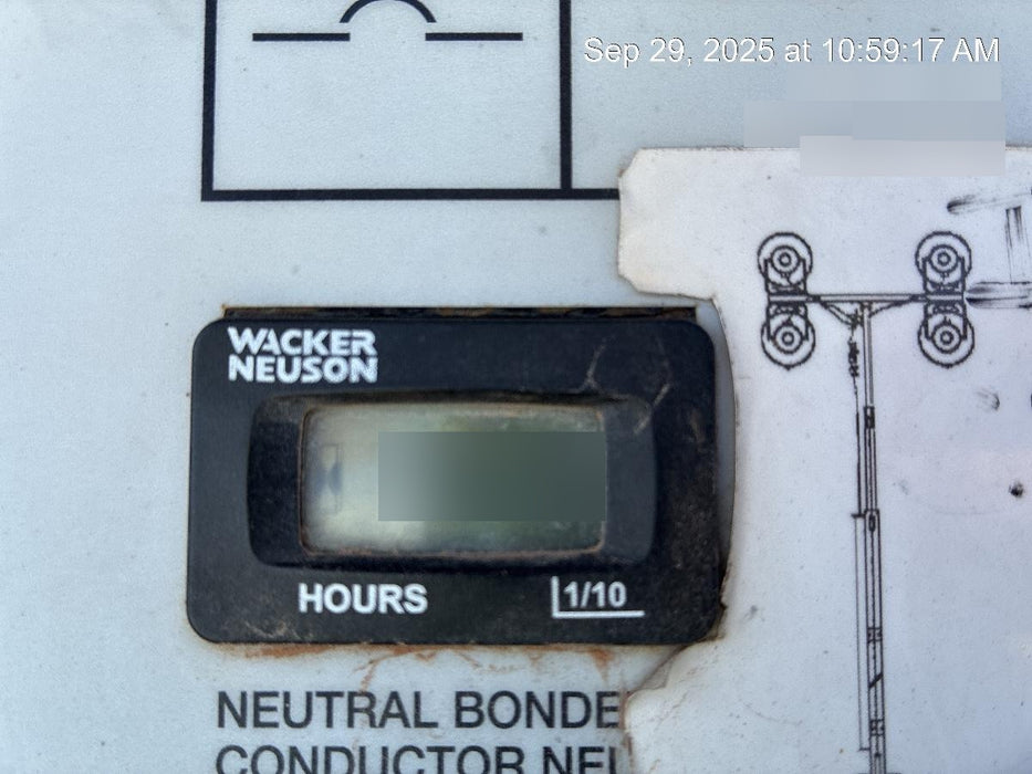 2018 Wacker Neuson LTV6K-MH Wacker Neuson LTV6K Towable Light Tower