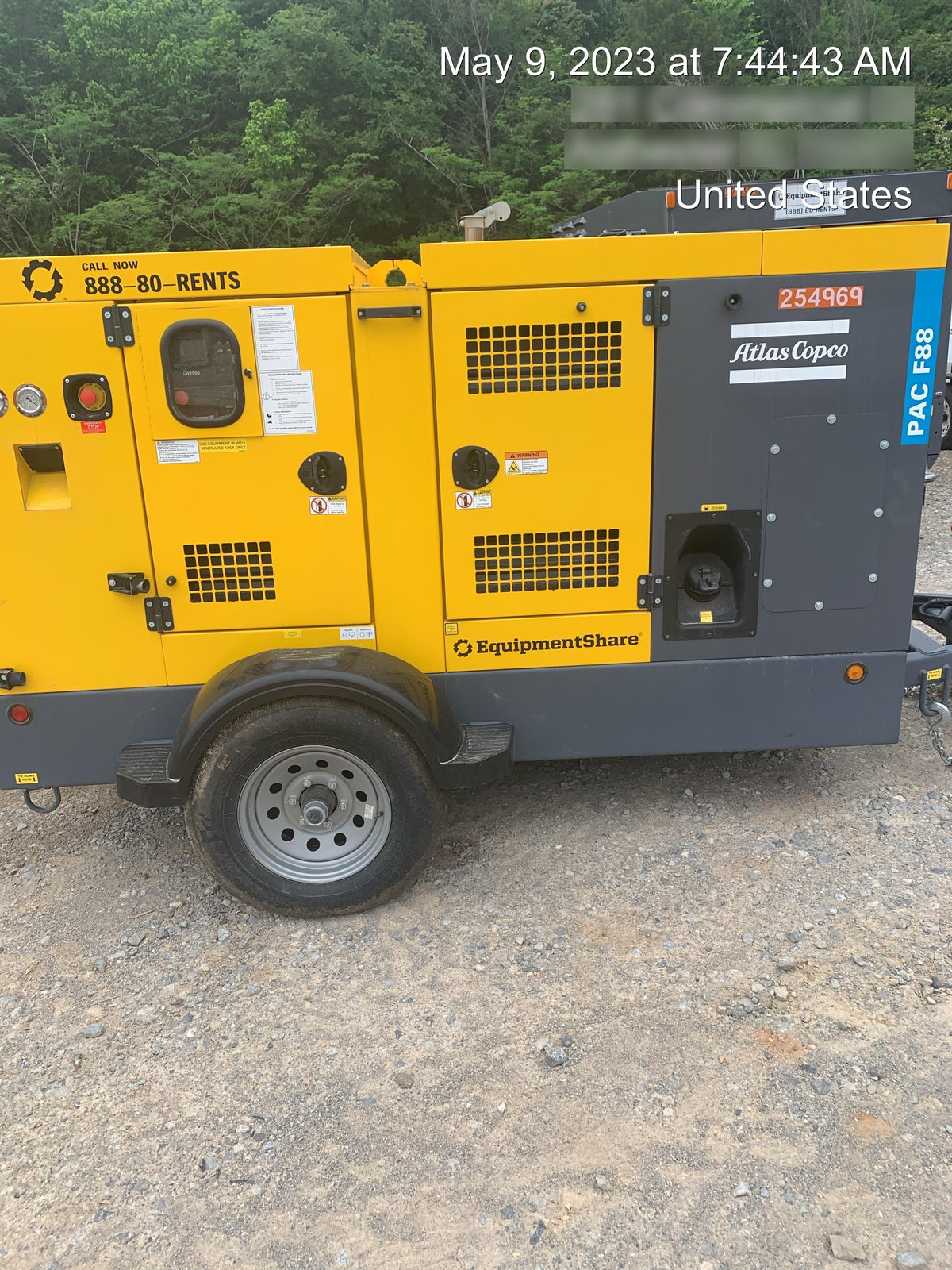2022 ATLAS COPCO PAC F88 PD-S