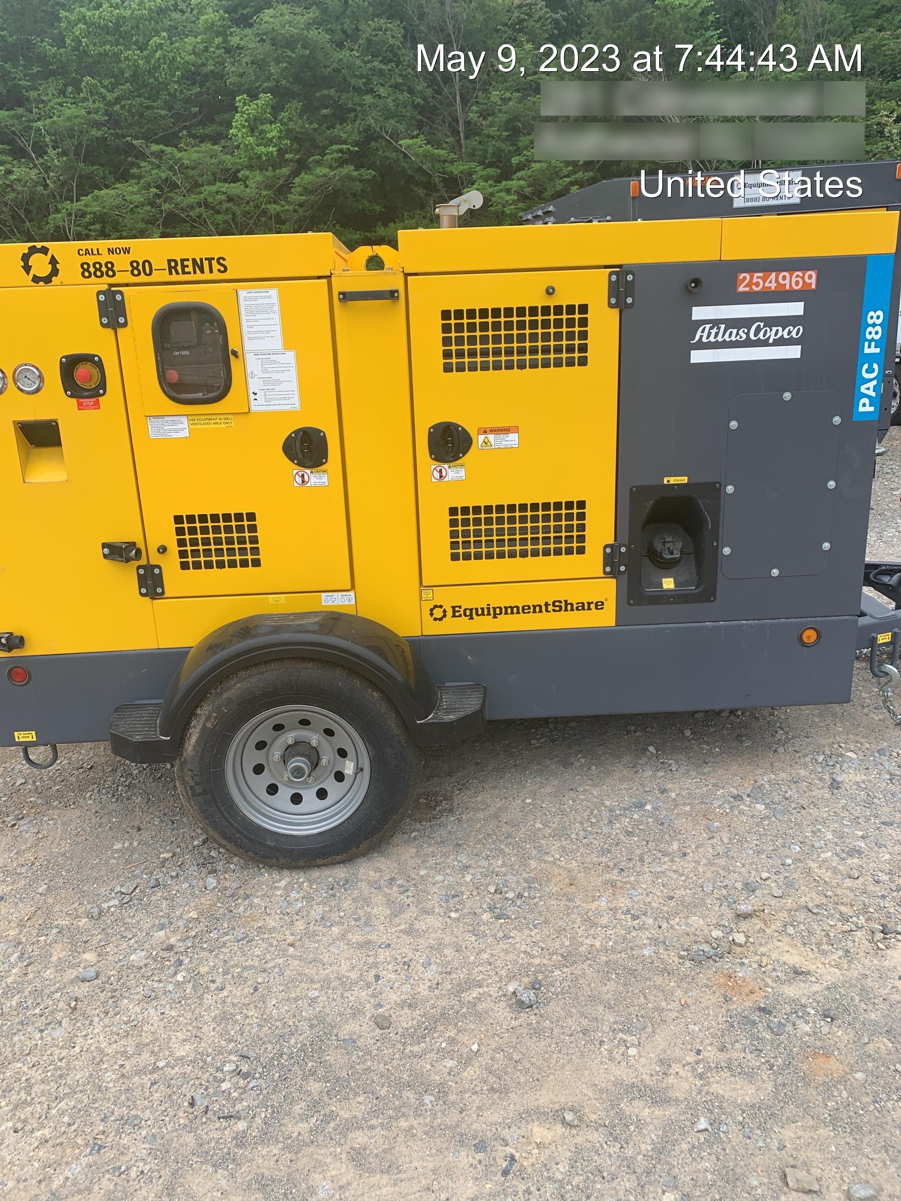 2022 ATLAS COPCO PAC F88 PD-S