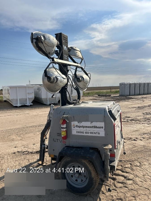 Wacker Neuson LTV6K-MH Wacker Neuson LTV6K Mobile Light Tower w/Fuel Level Sensor Installed