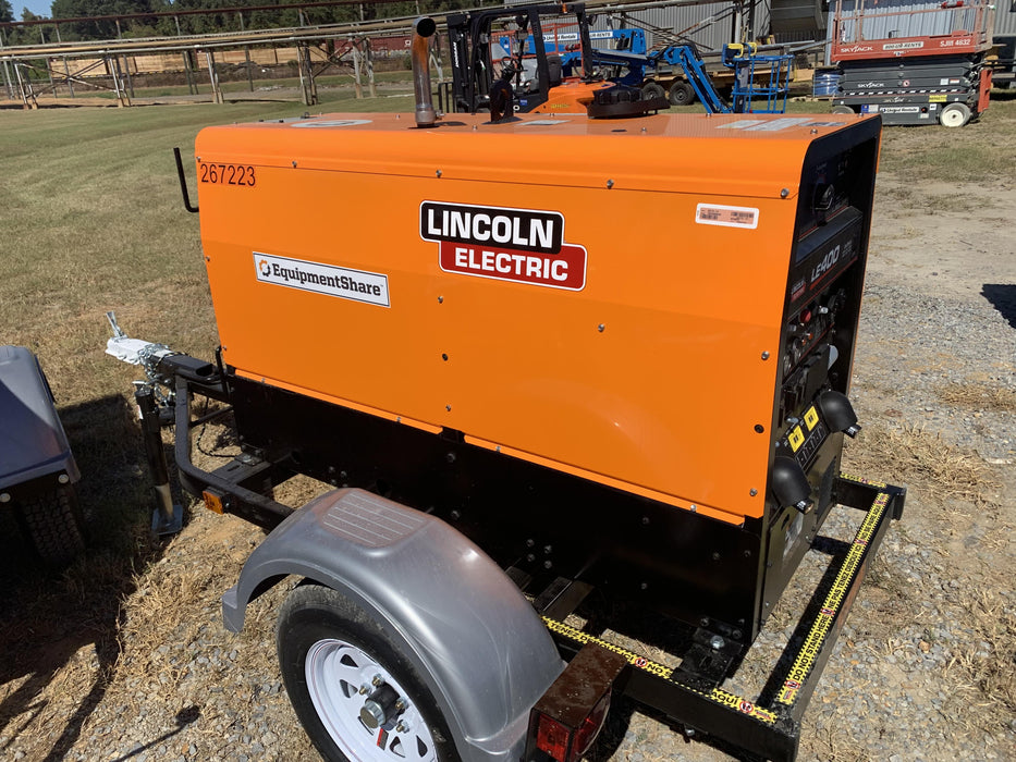 2022 Lincoln Electric LE400 Kubota V1505, Trlr, Cable Rack, Light Kit, ES Decals, T3