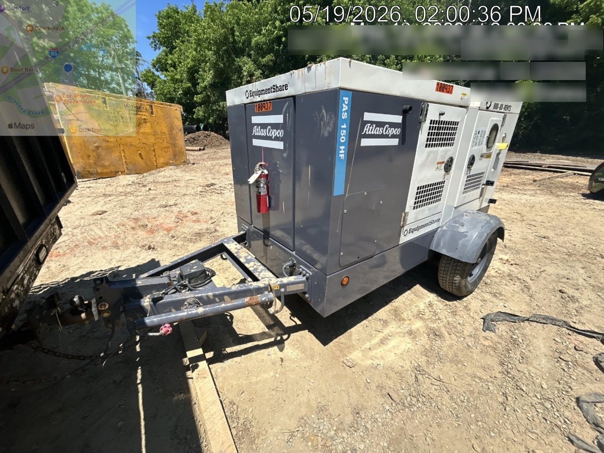 2020 ATLAS COPCO PAS 150 HF CS Enclosed