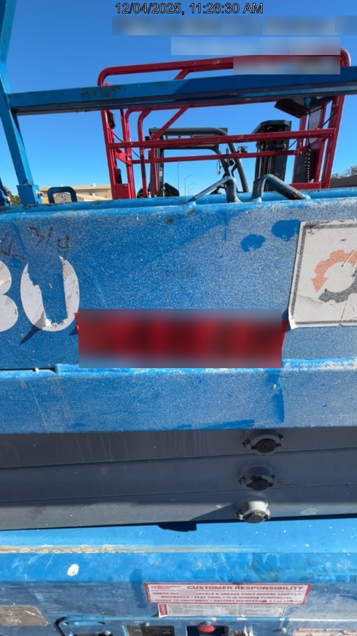 2019 Genie GS-1930 Half Height Swing Gate, 800W Inverter