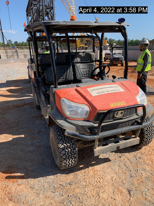 2021 Kubota RTV-X1140W-H Plastic Canopy, Windshield Acrylic Clear, LED Strobe Light, Wire Harness Kit, Back up Alarm
