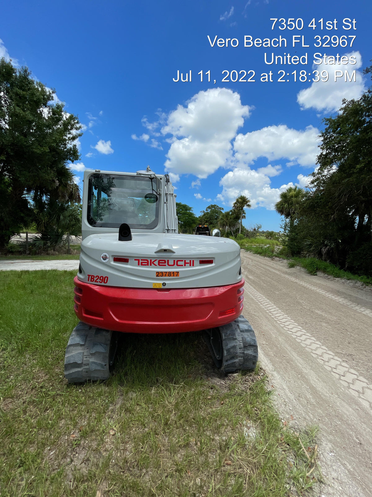 2022 TAKEUCHI TB290-CR