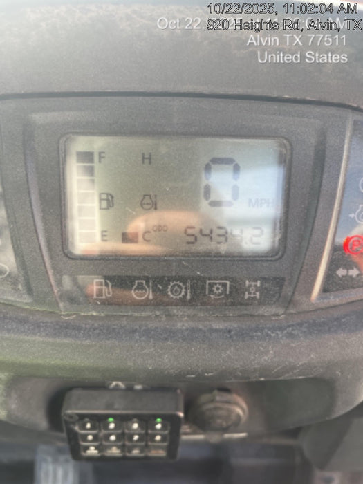 2021 Kubota RTV-X1140W-H Plastic Canopy, Windshield Acrylic Clear, LED Strobe Light, Wire Harness Kit, Back up Alarm