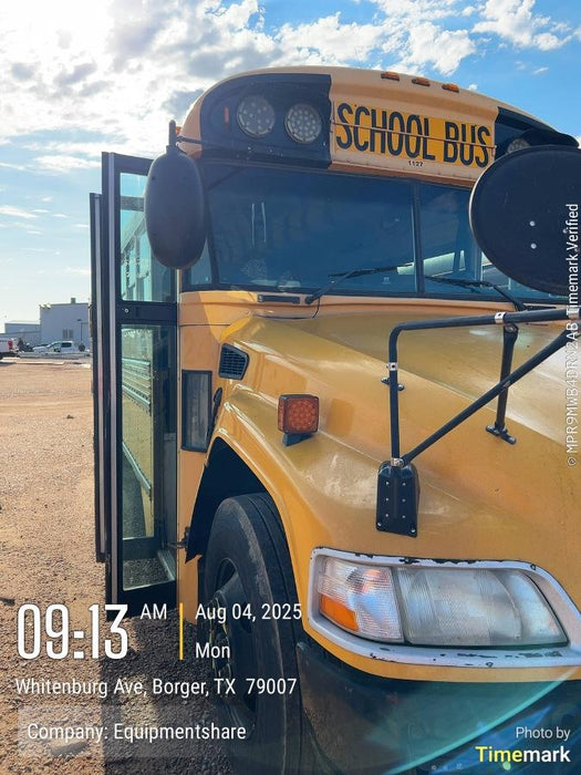 2012 BLUE BIRD 72 Passenger Bus