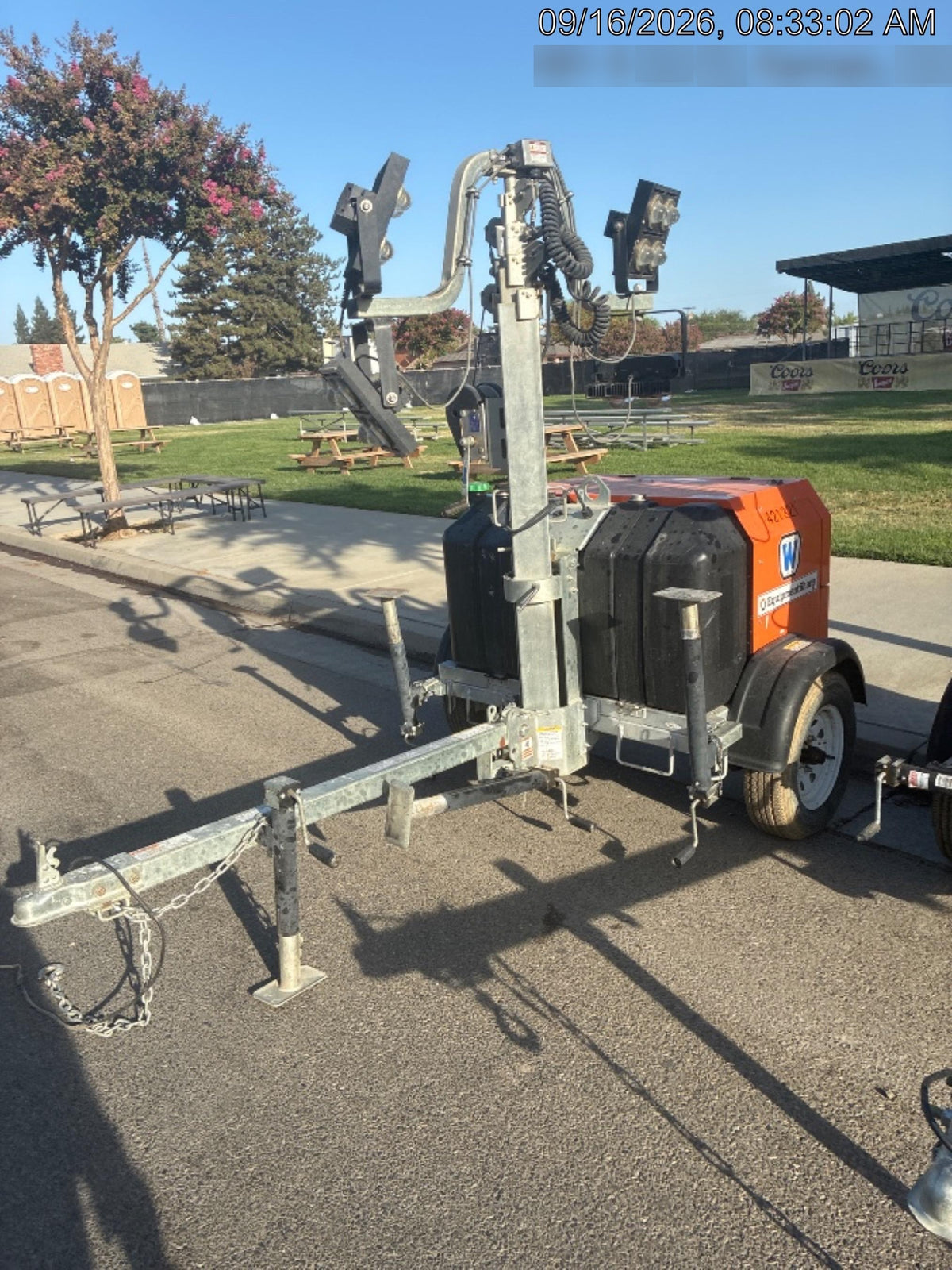 2024 Wanco WLTT-4MM4K Diesel, Deep Sea Controller, Shore Power Plug, Auto Start, (4) 350W LED Floodlights, 4kW Generator, 60 Gal Fuel Tank, 2" Ball, T3