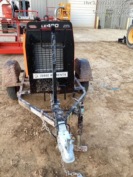 2022 Lincoln Electric LE400 Kubota V1505, Trlr, Cable Rack, Light Kit, ES Decals, T3