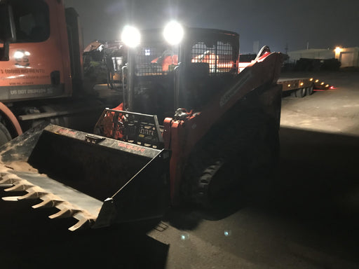2019 Kubota SVL95-2S Cab/Heat/Air, Standard Tracks, Standard Flow w/Manual QC, 80" HD Bucket w/ Smooth Cutting Edge
