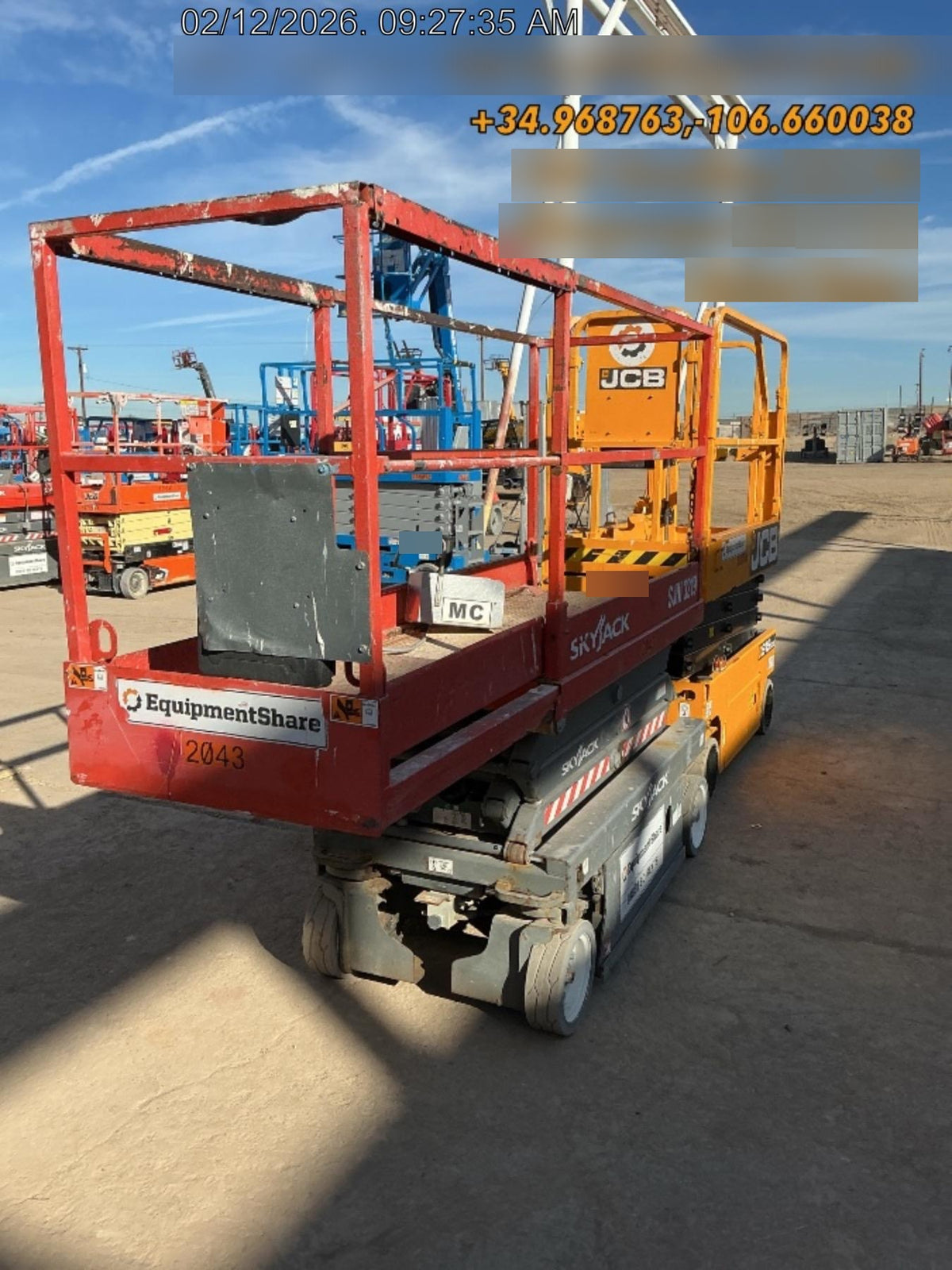 2016 Skyjack SJIII-3219 Skyjack SJ3219 Scissor Lift